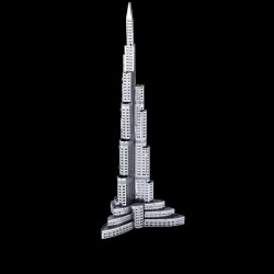 Metal Earth Burj al Khalifa Silver Edition