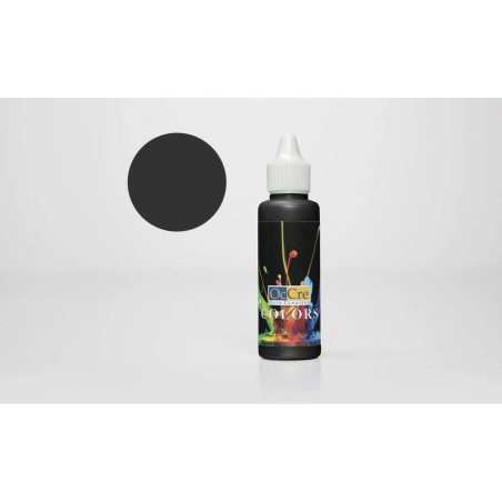 Zwarte Acrylverf  30 ml